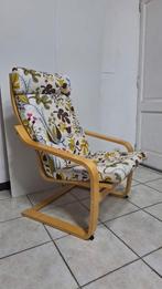 IKEA Poang bloemenstoel, Huis en Inrichting, Ophalen, Gebruikt