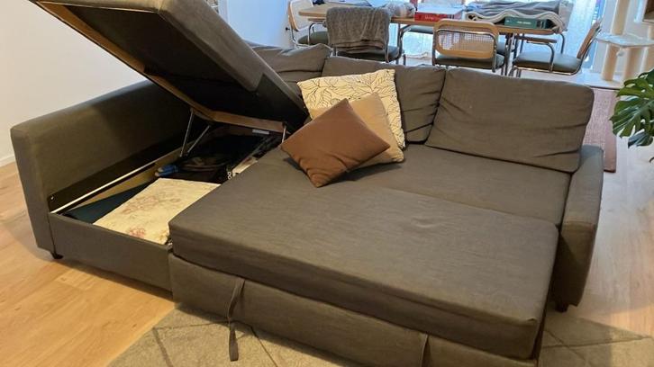 Canapé d’angle convertible avec rangement, Maison & Meubles, Canapés | Salons, Utilisé, Banc d'angle, Trois personnes, 200 à 250 cm