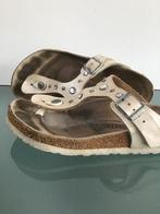 Gratis Verzenden | Birkenstock Gizeh beige slippers 38, Kleding | Dames, Schoenen, Slippers, Verzenden, Beige, Zo goed als nieuw