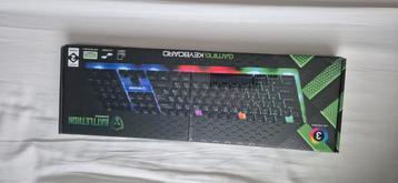 Clavier Gamer Battletron RGB PC PS4 PS5 XBOX, Enlèvement, Comme neuf