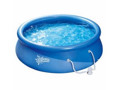 Gratis zwembad (bij aankoop lot accessoires ), Tuin en Terras, Zwembaden, Zo goed als nieuw, Opblaaszwembad, Rond, Ophalen