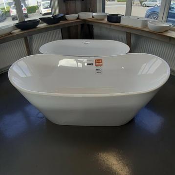 OPRUIMING! Acryl Ligbad, Sanitair, Glans wit, 170cm, Bolsena beschikbaar voor biedingen