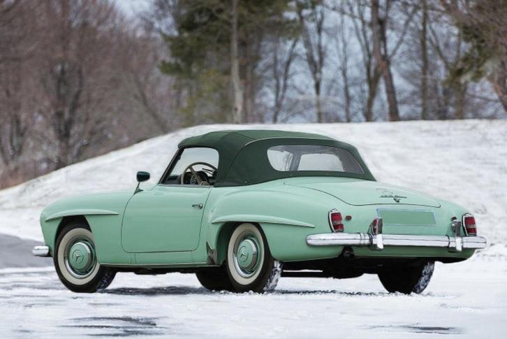 Mercedes 190SL VDO KIenzle mechanische 8 dagen klok, Autos, Mercedes-Benz, Entreprise, SL, Essence, Cabriolet, Enlèvement