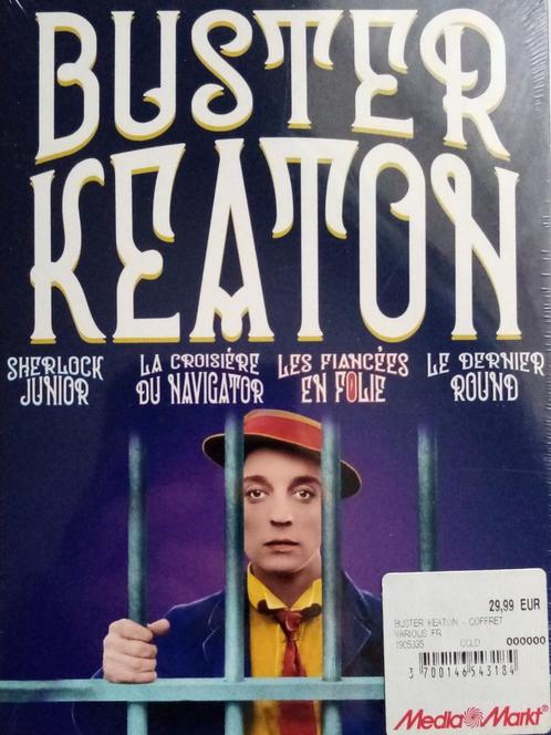 Buster Keaton, 4 films / DVD SOUS-CELLO, Cd's en Dvd's, Dvd's | Komedie, Nieuw in verpakking, Ophalen of Verzenden