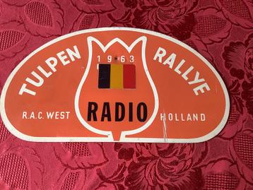  Originele Tulpenrally plaat uit 1963 beschikbaar voor biedingen