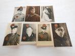 Lot (2) 7 originele portretfoto's Wehrmacht WO 2, Verzamelen, Militaria | Tweede Wereldoorlog, Ophalen of Verzenden, Landmacht