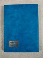 blauw postzegelalbum met 32 witte pagina's, als nieuw (leeg), Postzegels en Munten, Ophalen of Verzenden, Verzamelalbum