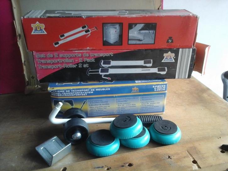 MEUBELTRANSPORTSET (4 stuks ), Doe-het-zelf en Bouw, Gereedschap | Overige machines, Zo goed als nieuw, Ophalen of Verzenden