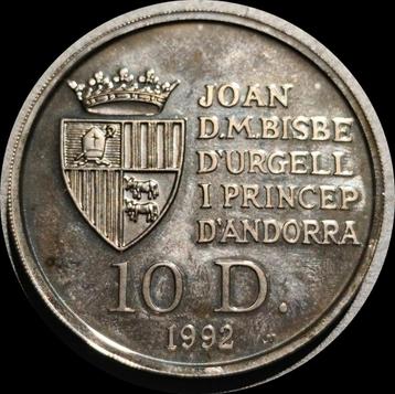 Andorra 10 diners 1992 beschikbaar voor biedingen