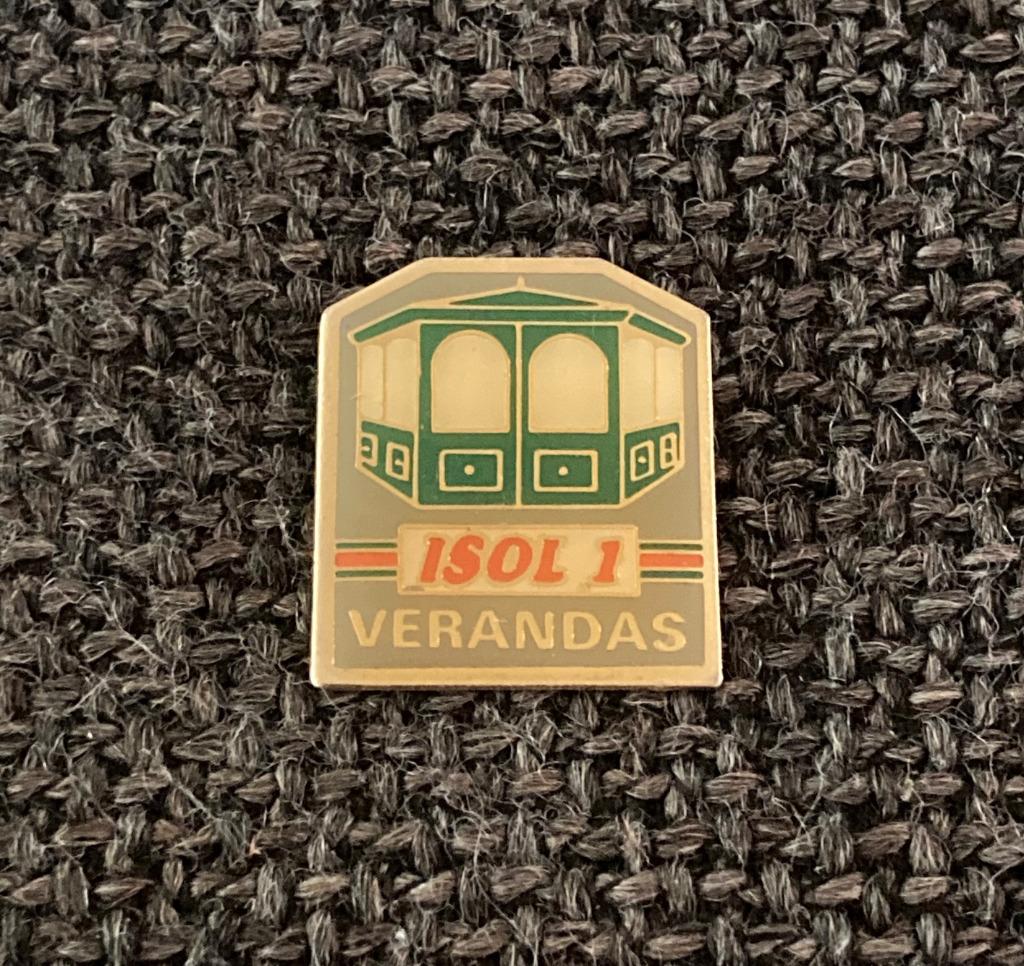 PIN - ISOL 1 - VERANDAS, Verzenden, Gebruikt, Overige onderwerpen, Speldje of Pin