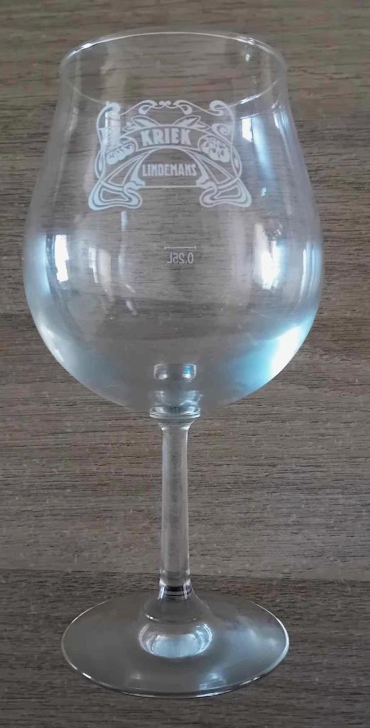 Kriek Lindemans glas, Verzamelen, Biermerken, Nieuw, Glas of Glazen, Ophalen of Verzenden
