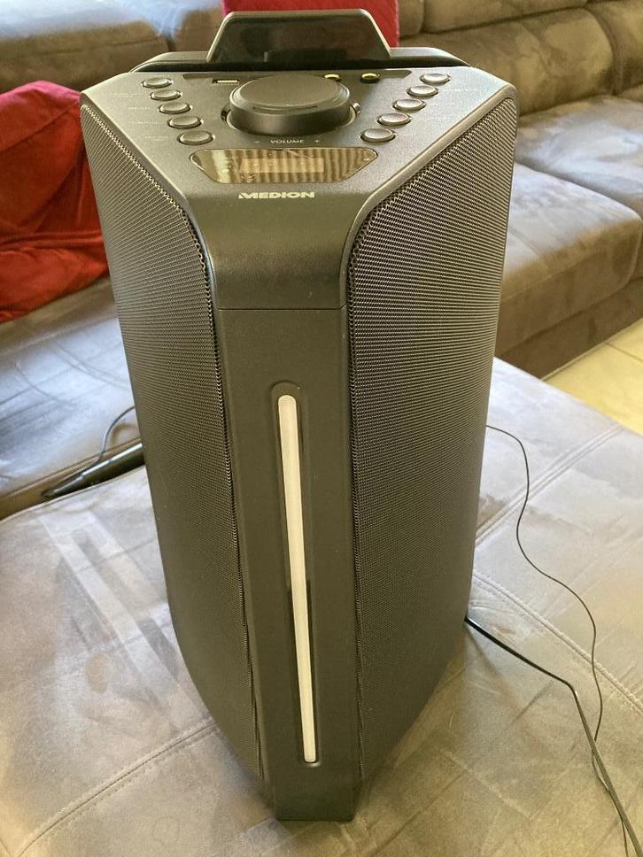 MEDION MD 43552 Bluetooth-luidspreker, karaokemachine, Audio, Tv en Foto, Luidsprekerboxen, Zo goed als nieuw, Overige typen, Overige merken