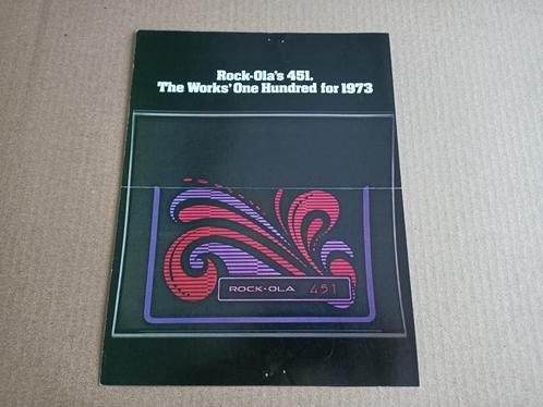 Folder: Rock-ola 451 (1973) jukebox, Verzamelen, Automaten | Jukeboxen, Ophalen
