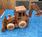 Grote houten tractor, Hobby en Vrije tijd, Modelbouw | Overige, Zo goed als nieuw, Ophalen