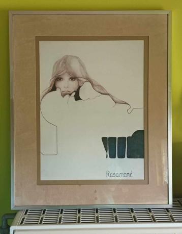 Litho Christine Roasamond Blue Ice beschikbaar voor biedingen