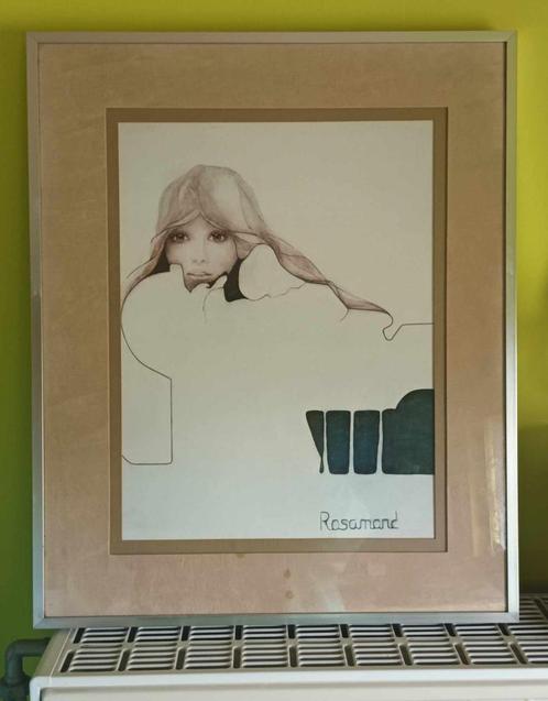 Litho Christine Roasamond Blue Ice, Antiek en Kunst, Kunst | Litho's en Zeefdrukken, Ophalen