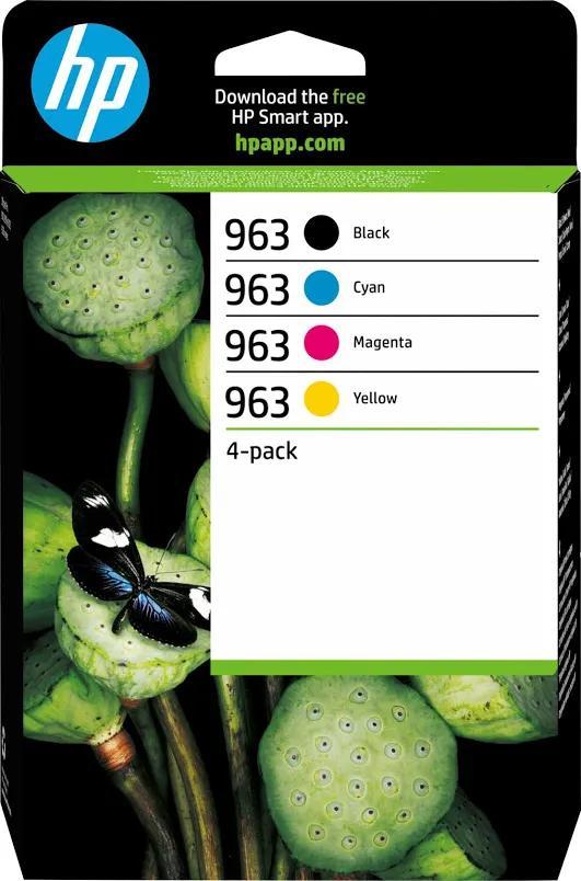 963 4-pack originele inktcartridges zwart/cyaan/magenta/geel, Computers en Software, Printerbenodigdheden, Cartridge, Ophalen