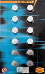 AG13 / LR44 Alkaline Knoopcel Batterij - Loodvrij 1,5 V Volt, Ophalen of Verzenden, Nieuw