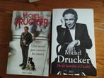 LOt 2 livres de Michel Drucker - Une année pas comme les aut, Livres, Cinéma, Tv & Médias, Comme neuf, Médias, Enlèvement ou Envoi