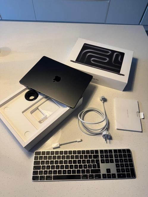 MacBook Pro Max M3 14-inch, Computers en Software, Apple Macbooks, Zo goed als nieuw, MacBook Pro, Overige groottes, 1 TB of meer