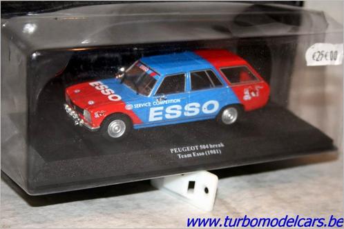 Peugeot 504 Break Team Esso 1981 1/43 Altaya, Hobby en Vrije tijd, Modelauto's | 1:43, Nieuw, Auto, Overige merken, Ophalen of Verzenden