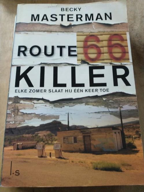 Becky Masterman - Route 66 killer, Boeken, Thrillers, Gelezen, Ophalen of Verzenden