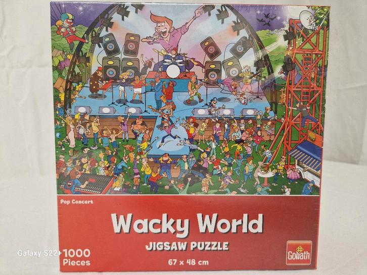 A vendre : Wacky world puzzle - Concert pop, Hobby & Loisirs créatifs, Sport cérébral & Puzzles, Neuf, Puzzle, 500 à 1500 pièces