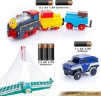 Train électrique Kinderplay avec voiture de course LIVRAISON, Neuf, -, -, Kinderplay