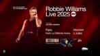 Een ticket voor Robbie Williams in Parijs op 02-07-25, Eén persoon, Juli, Rock of Poprock