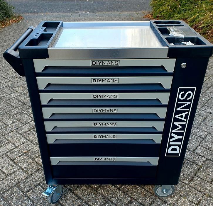 Gereedschapswagen goed gevuld (NIEUW), Doe-het-zelf en Bouw, Gereedschapskisten, Zo goed als nieuw, Gevuld, Ophalen of Verzenden
