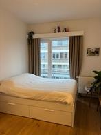 Bed met opberglades + Emma matras (1m40) – topconditie!, Huis en Inrichting, Slaapkamer | Bedden, Ophalen, Gebruikt, Wit, 140 cm