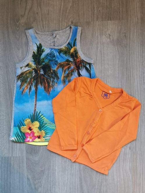 Tuniek Name It + vest JBC - maat 86, Kinderen en Baby's, Babykleding | Maat 86, Gebruikt, Meisje, Jurkje of Rokje, Ophalen of Verzenden