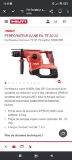 Perforateur sans fil Hilti nuron te 30-22, Doe-het-zelf en Bouw, Ophalen, Zo goed als nieuw