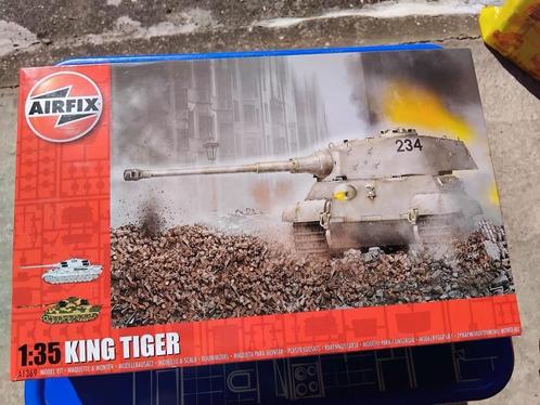 King Tiger, Hobby en Vrije tijd, Modelbouw | Auto's en Voertuigen, Nieuw, Tank, 1:32 tot 1:50, Airfix, Ophalen of Verzenden