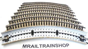 5120 MARKLIN HO - 10 x RAILS INCURVÉS 289 mm, Analogique, Enlèvement ou Envoi, Courant alternatif, Rails