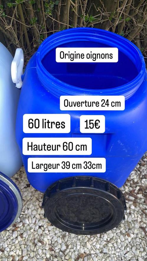 Vat wasblik plastic vat 60l 120l 220l 240l 260l, Tuin en Terras, Regentonnen, Zo goed als nieuw, Kunststof, Minder dan 75 liter