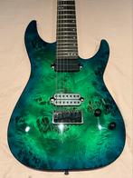 Schecter C-7 Pro Aqua Burst, Ophalen of Verzenden, Gebruikt, Solid body, Overige merken