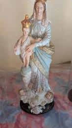 Te koop beeld antiek notre dame des victoires 46cm, Antiek en Kunst, Antiek | Religieuze voorwerpen, Ophalen