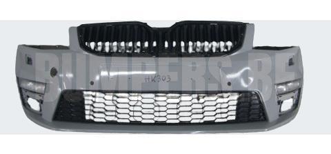 Bumper Skoda Octavia 3 III 5E0 RS 12-15 5E0807221F voorbumpe, Auto-onderdelen, Carrosserie, Bumper, Voor, Gebruikt, 6 maanden garantie