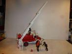 PLAY BIG camion pompier Vintage, Kinderen en Baby's, Ophalen of Verzenden, Gebruikt, Complete set