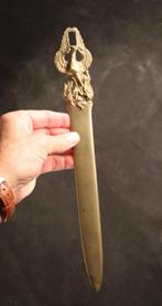 Grote gesigneerde bronzen briefopener, Ophalen of Verzenden