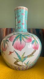 Antieke handbeschilderde chinese vaas groot! 57cm., Antiek en Kunst, Ophalen