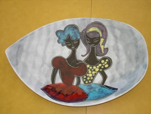 italiaans wandbord, Antiek en Kunst, Antiek | Keramiek en Aardewerk, Ophalen of Verzenden