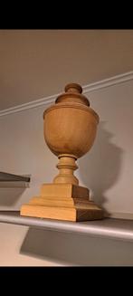 Lampedaire voeten 2 stuks in prachtig hout uniek mooi !, Huis en Inrichting, Lampen | Tafellampen, Ophalen of Verzenden, Hout