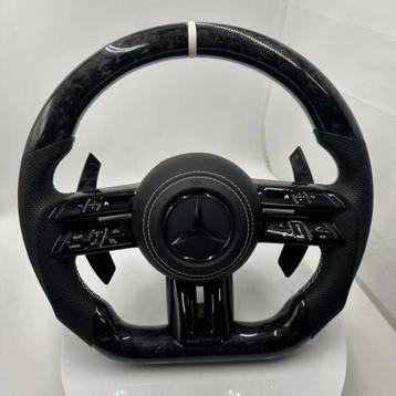 Custom Mercedes stuur op maat AMG forged carbon leer beschikbaar voor biedingen