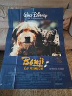 Originele Cinema Poster - BENJI La malice, Deurposter of groter, Ophalen of Verzenden, Film en Tv, Rechthoekig Staand