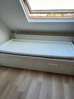 ikea eenpersoonsbed, uitschuifbaar tot dubbel bed, Ophalen, Gebruikt, 80 cm