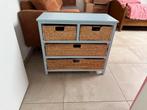 Rieten ladenkastje, Huis en Inrichting, Kasten | Ladekasten, Ophalen, Zo goed als nieuw