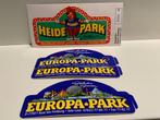 Lot 4x stickers Heide Park - 3x Europa Park, Comme neuf, Enlèvement ou Envoi