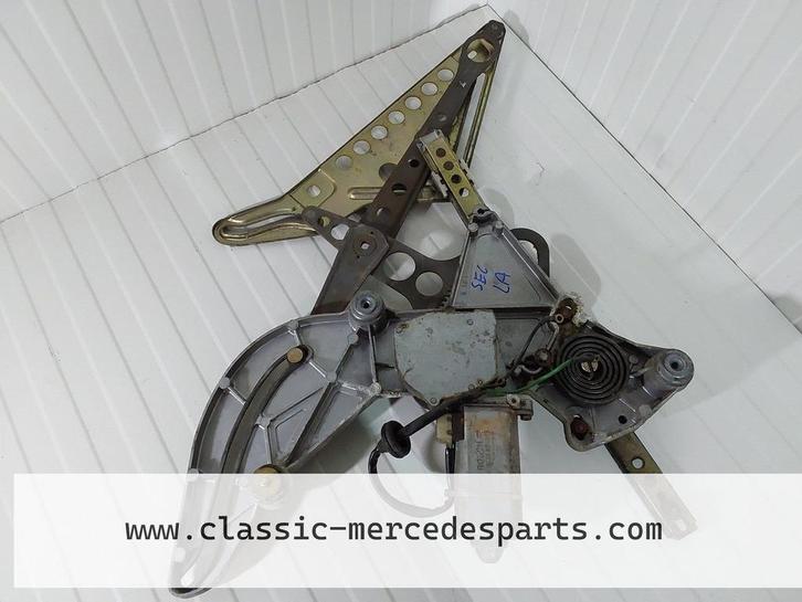 Raammechanisme met motor Mercedes W126 SEC linksachter, Auto-onderdelen, Ruiten en Toebehoren, Mercedes-Benz, Gebruikt, Ophalen of Verzenden